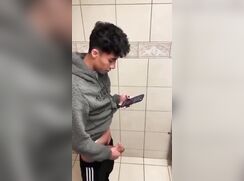Toilet jerk off spy 11