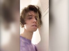 Horny perv eavesdrops on his roommates having sex