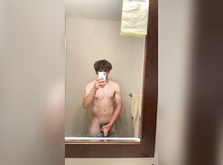 Cute curly hair twink monster fat cock home phone porn