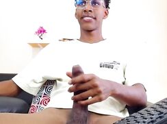 Geeky Black Boy Monstercock Twink Porn