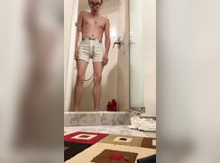 Wetting myself in my boxers