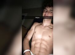Hot ripped dude shows off dick cam boys porn