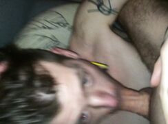 dom guy fucks his throat