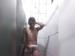 BR - Hot brazilian showering and teasing twink gay porn tube