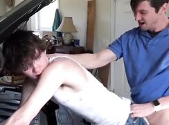 Spontaneous fucking with dad gay porn tube