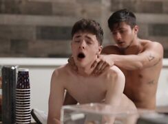 Drive through fuck gay porn tube