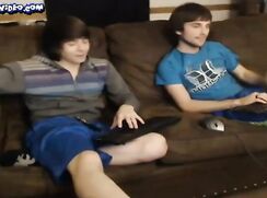 Vape on his friend's dick