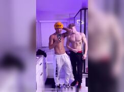 Hot Blake and kanou jerk and cum twinks porn