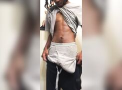 Black Teen has a BEAUTIFUL cock