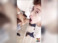 [HBW] Nice Blowjob Stair Couple GayPorn