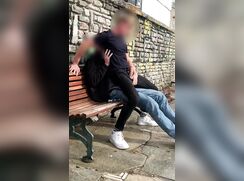 Blondie Fucked by the Stone Wall-Cums 198