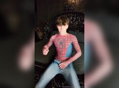 Pretty boy shooting webs