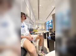ASIA TEEN JERKS OFF IN PUBLIC