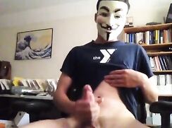 Guy Fawkes blows a load