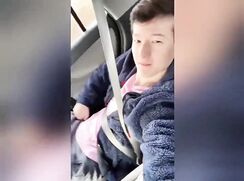 Asian boy cum on car with parents driving twink porn