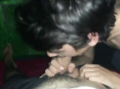 late night camping with friend ends in bareback fuck