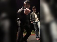 Asian Masters Pissing Outside