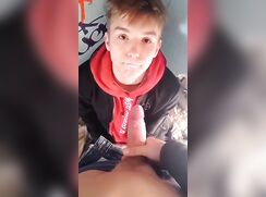 [MI] Twink Blowjob Cumshot.