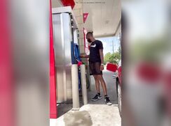 Black guys showing off their enormous bulges