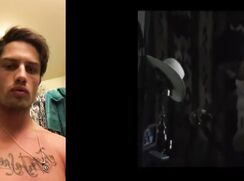 cute american cowboy fashion model jo