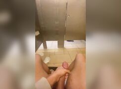 Jerking for the janitor