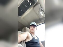 Hung Hottie Jerks in Car