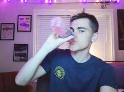 College White Boy Spreads Ass