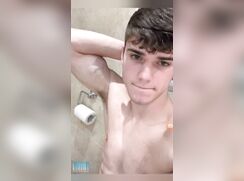 cute fit rugby player baited off