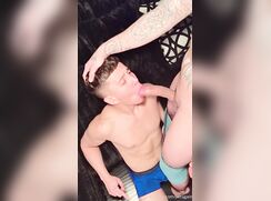 2 Hot Fit Papis Kissing & Blowjob (Part 1)