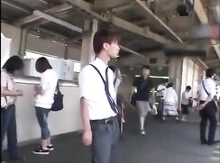 Nice Japan rice train public sex