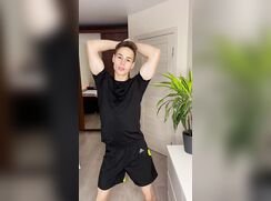 Cute boi strip solo porn masturbation