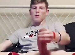 big thick cock twink cums on cam