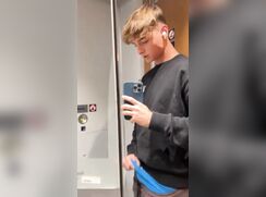 ABX Clips - Series - Wanking in train toilet