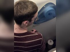 Ugly Nerd Student Gets Sucked In College Toilet