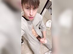 Masturbation toy bathroom player porn