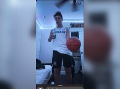 cute basket player striping jo twink porn