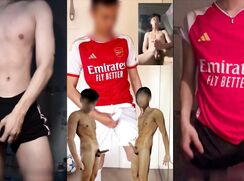 Hot playing and jerking off in my soccer shorts