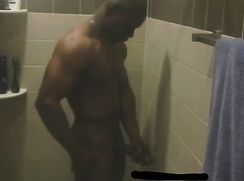 Spying on my homie in the shower