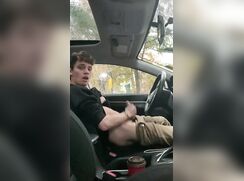 Wanking  in  the  Car