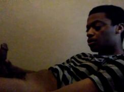 ABX Clips - Series - Black teen - Lightskin dude jacking off