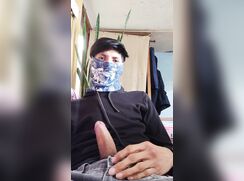 ABX Clips - I masturbate my cock and end up cumming, with a porn