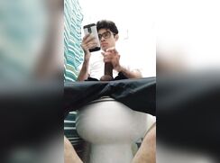 ABX Clips - Late night wank watching porn on my Smartphone