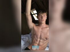 cute fit blonde snapchating baited hot off