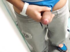 ABX Clips - Quick cumm at toilet's friend