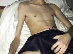 boy wanking on cam (no face)