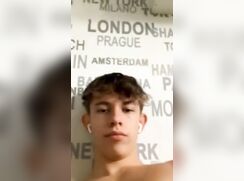 cute fit curly guy chating jo