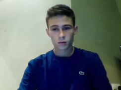 Huge cute boy wanking