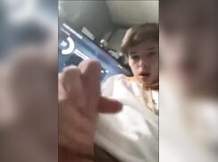 Boy cums for his fans