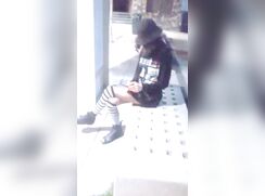 Femboy gets caught in public and made to suck dick