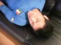 Handsome Asian Guy Gets a Strong Handjob